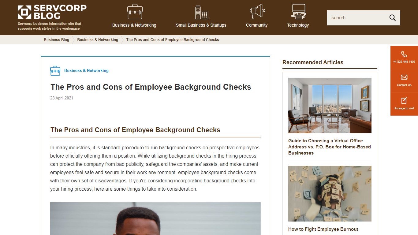 The Pros and Cons of Employee Background Checks - Servcorp